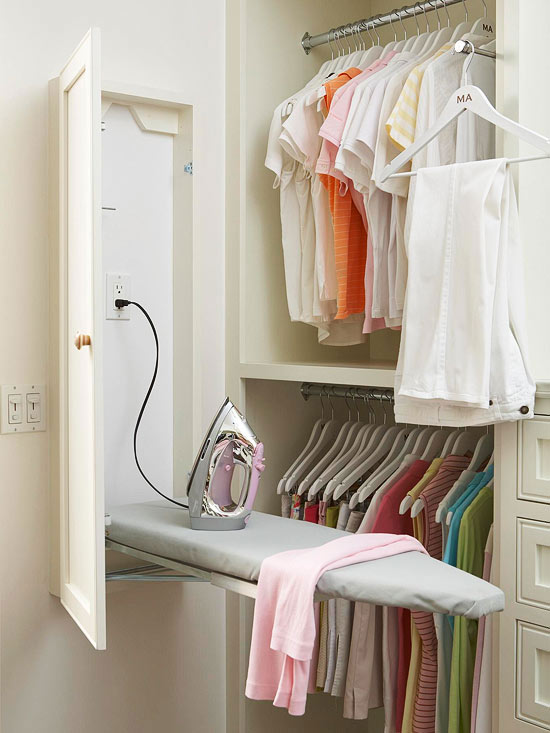 Life Hacks For Your Clothing Closet- Ironing board