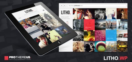 Litho One Page Gallery Theme