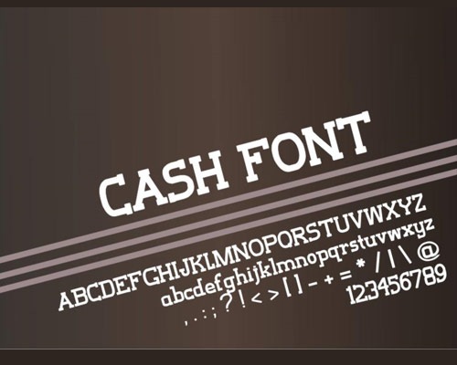 Cash Font