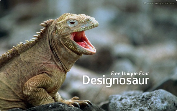 DESIGNOSAUR Free Font
