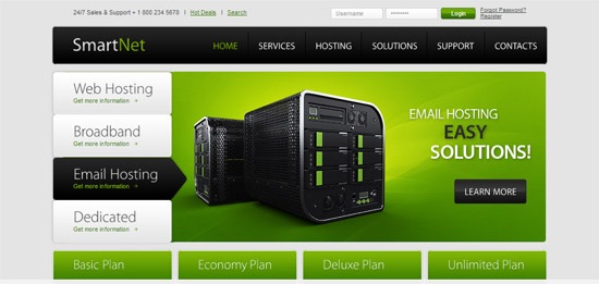 FreeHosting CSS Template