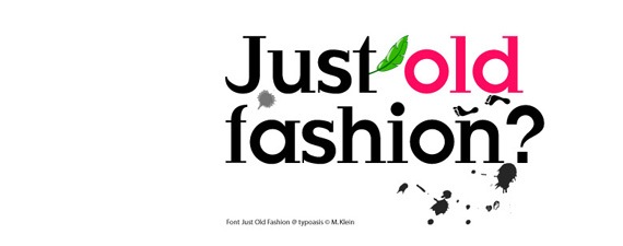 JustOldFashion Free Font