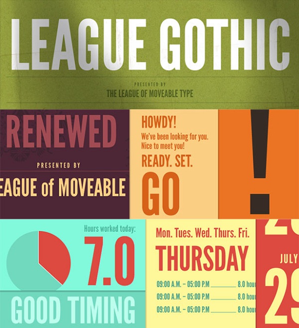 League Gothic Free Font