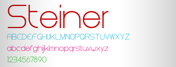 Steiner Free Font