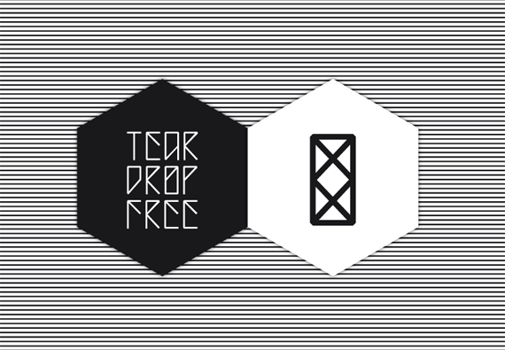 TearDrop Free font