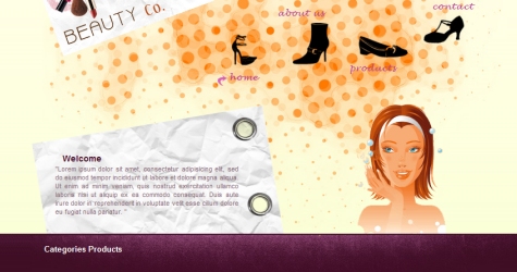 beautyco free css html template