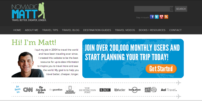 nomadic matt travel blog
