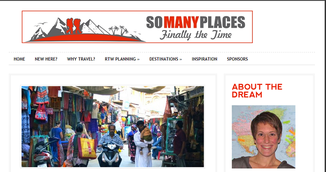 so many places
