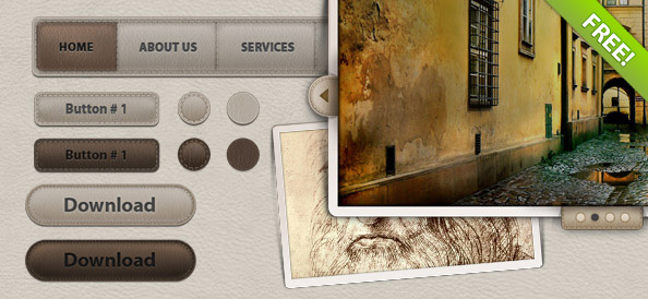 02 free_light_leather_web_elements_preview_small