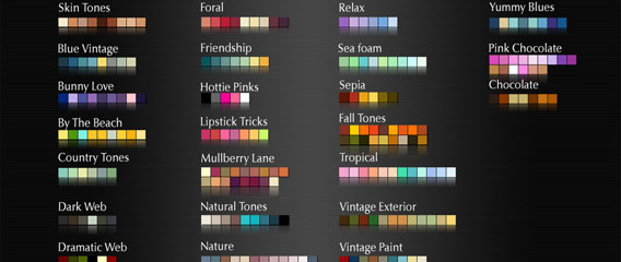 free psd Complementary_Colour_Swatches_by_DigitalPhenom