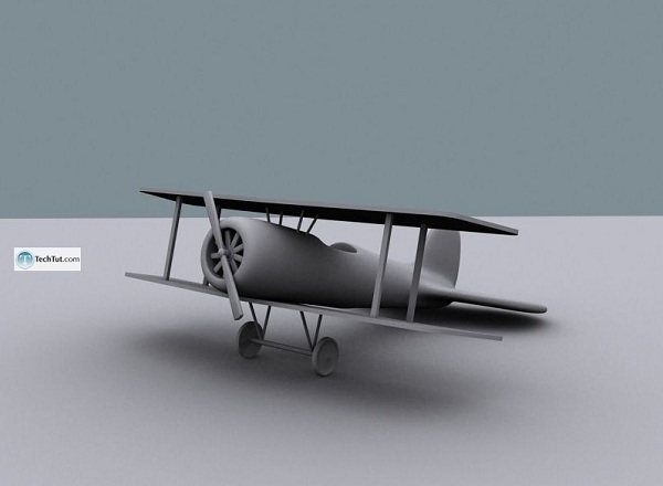  creating air plane model in 3d