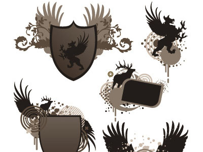  Wings-Coat-of-Arms free brushes illustrator