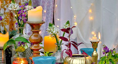 DIY Bohemian Centerpiece Idea