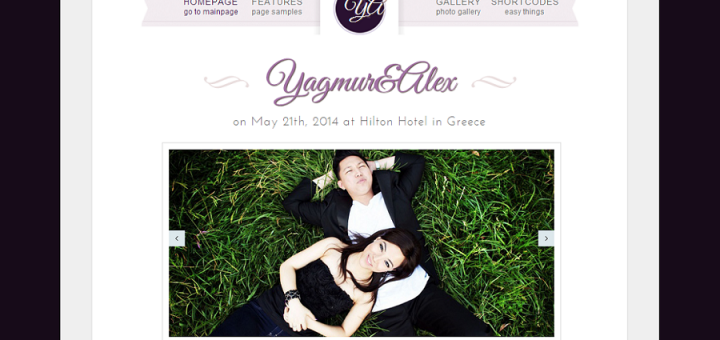 wedding Day Bootstrap WordPress Theme Preview - WordPress Wedding Theme