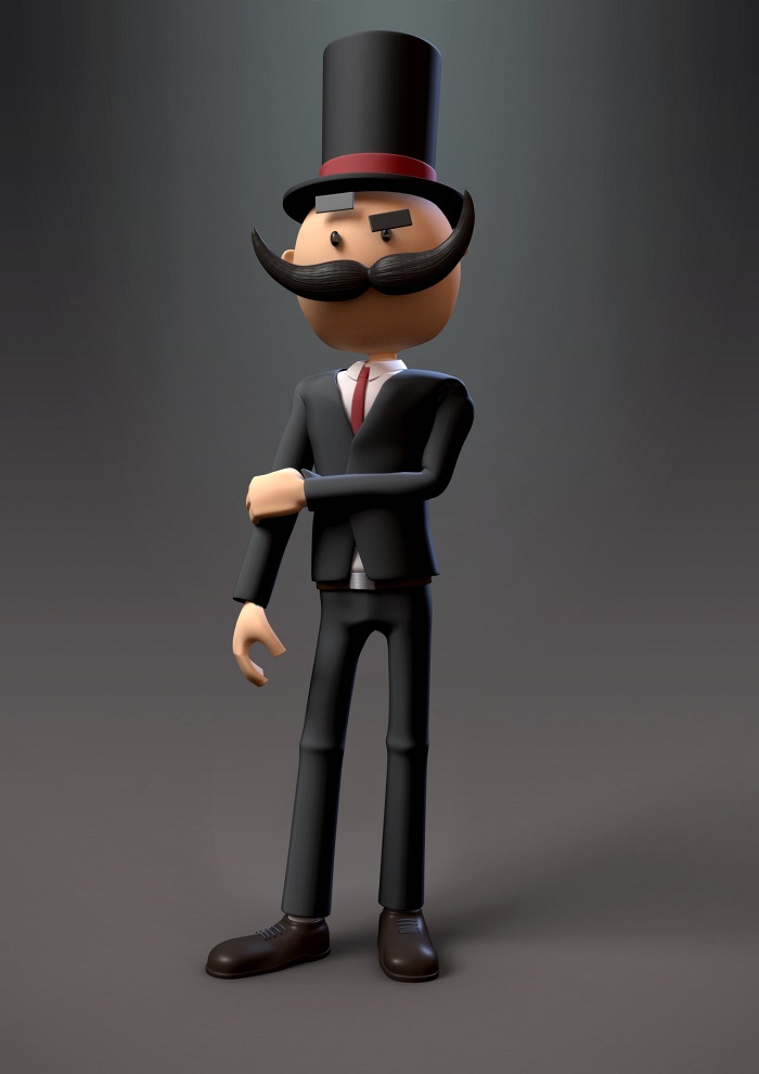 3d illustration Walter_Wallstreet____0_9_by_martin8910