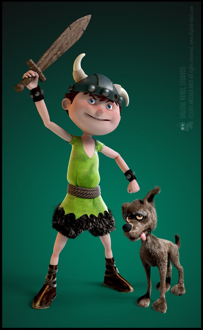 little_viking_and_his_dog_by_digitalrebelstudio-d4f1fx0