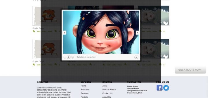 Freebie Portfolio page