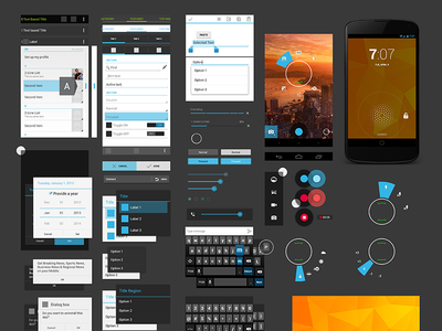 Nexus 4 GUI free psd