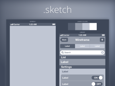 Sketch Wireframe UI Kit PSD Free