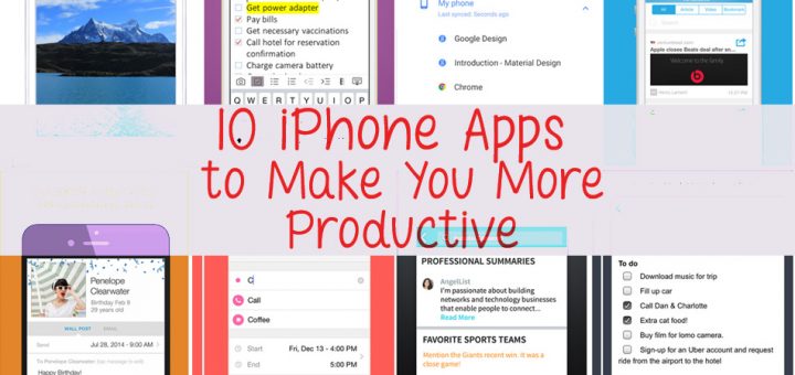 iphone apps to make you more productive