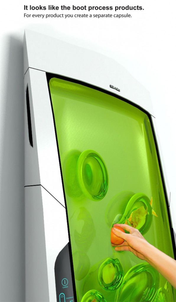 Unusual Gadget Concepts-Electrolux Bio Robot refridgerator