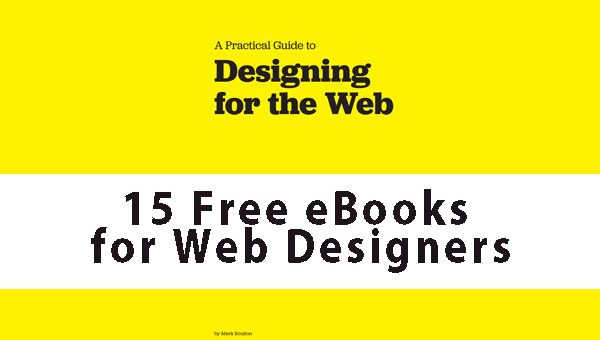 15 Free eBooks for Web Designers