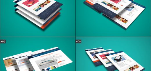 PSD Website Mockups