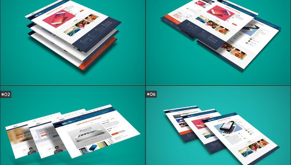 PSD Website Mockups