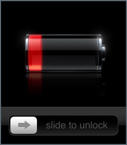 low battery]