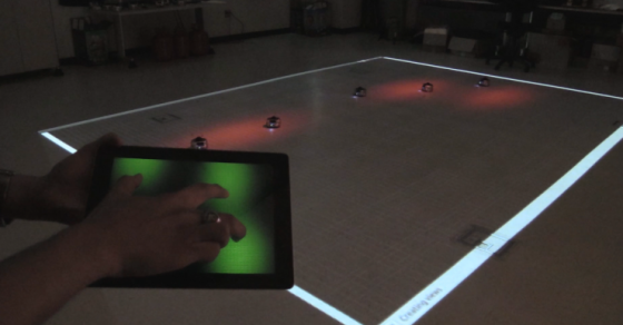New Technology Lets You Control Swarms Of Robots With Your Fingertips