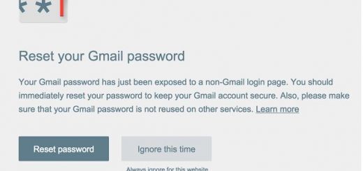 Password Alert Google