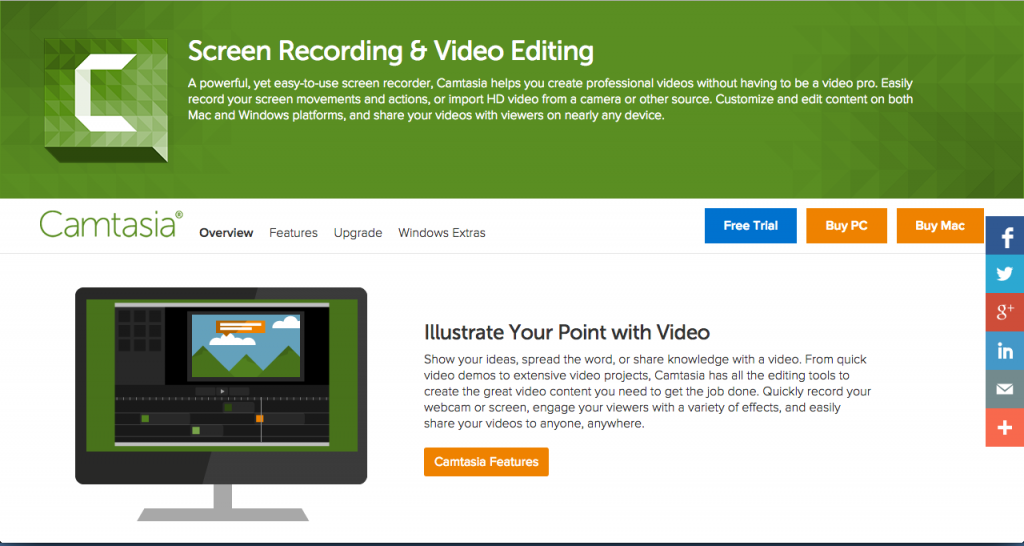 Camtasia software