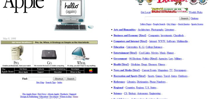 old web design trends
